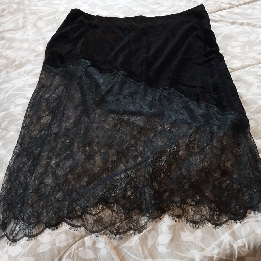 Nwot Frame Lace Asymetrical Skirt. Size 10